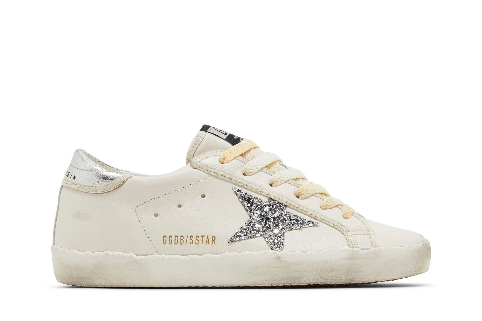 Buy Golden Goose Wmns Superstar 'White Silver Glitter