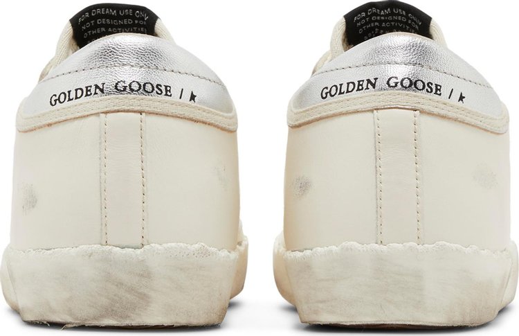 Golden Goose Wmns Superstar White Silver Glitter