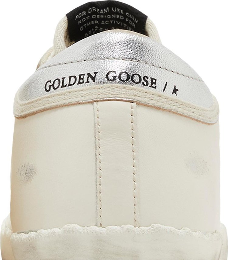 Golden Goose Wmns Superstar White Silver Glitter