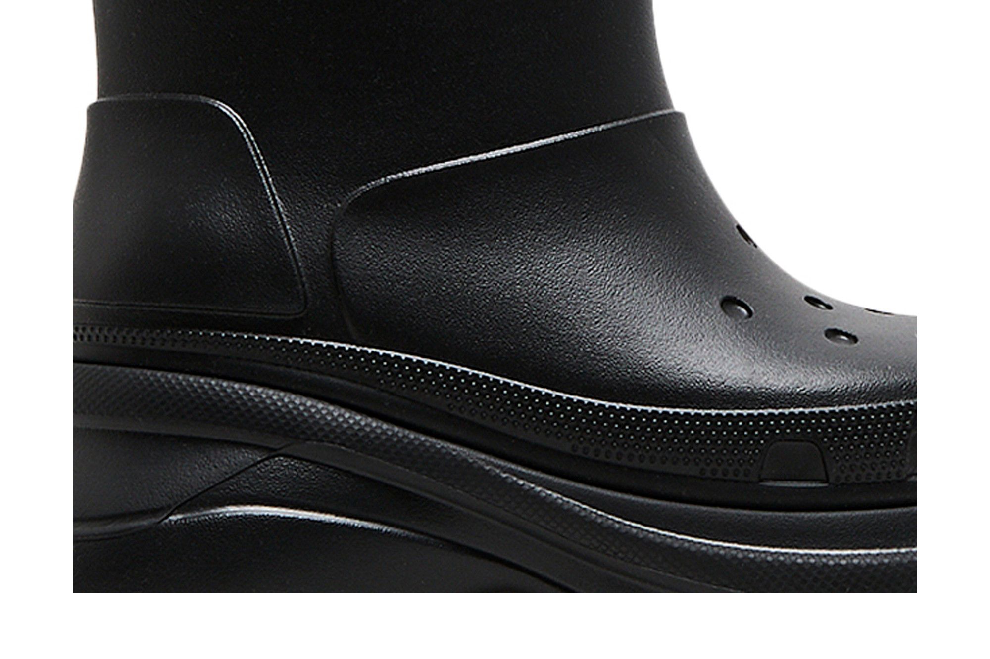 Buy Crocs x Balenciaga Wmns Boot 'Black' - 677388 W1S8E 1000
