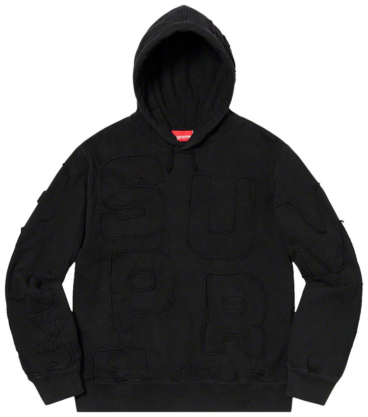 Buy Supreme Cutout Letters Hooded Sweatshirt 