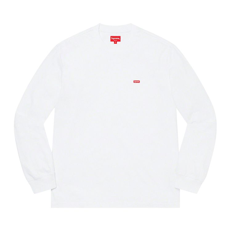 Supreme Small Box Long Sleeve Tee White