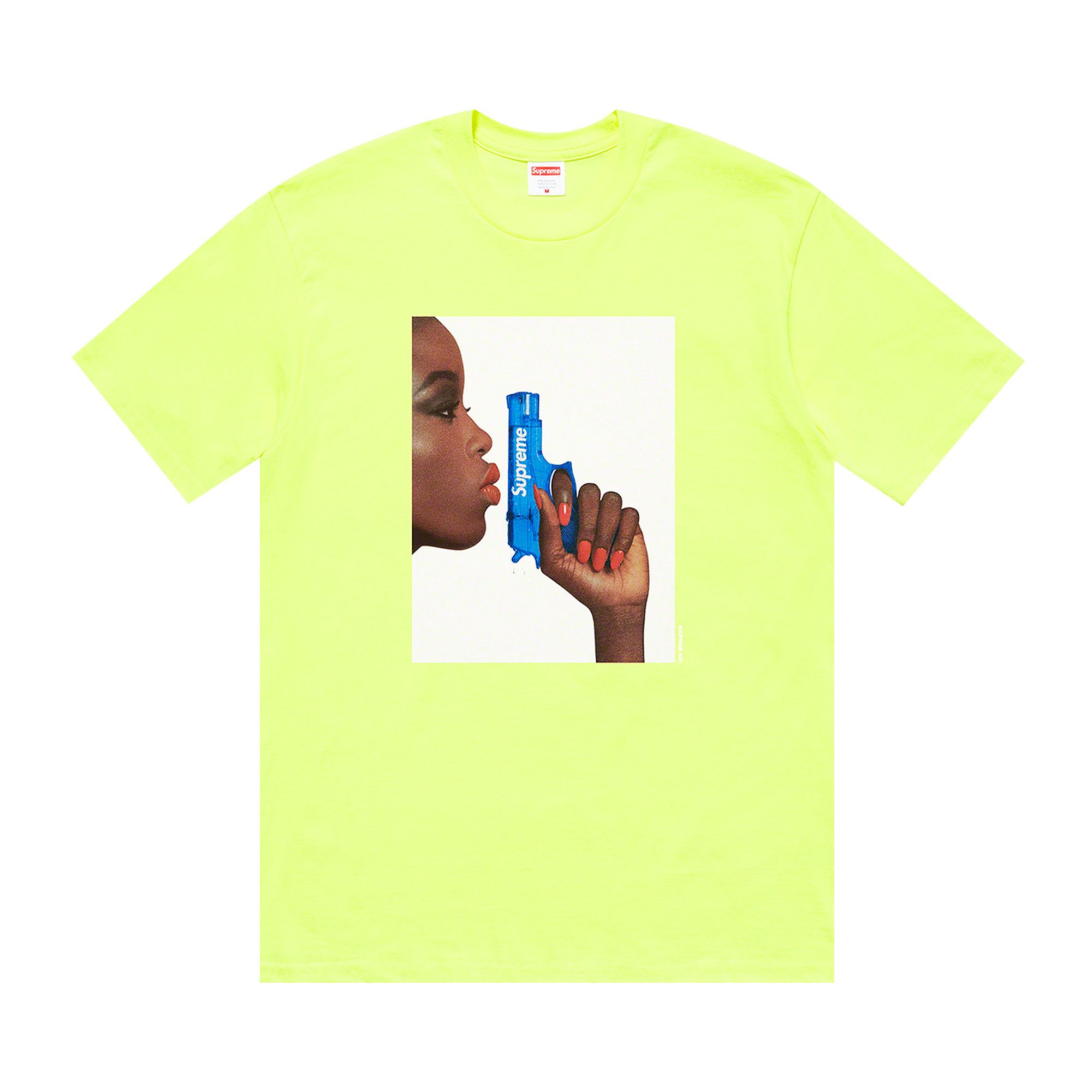 Buy Supreme Water Pistol Tee 'Bright Yellow' - SS21T13