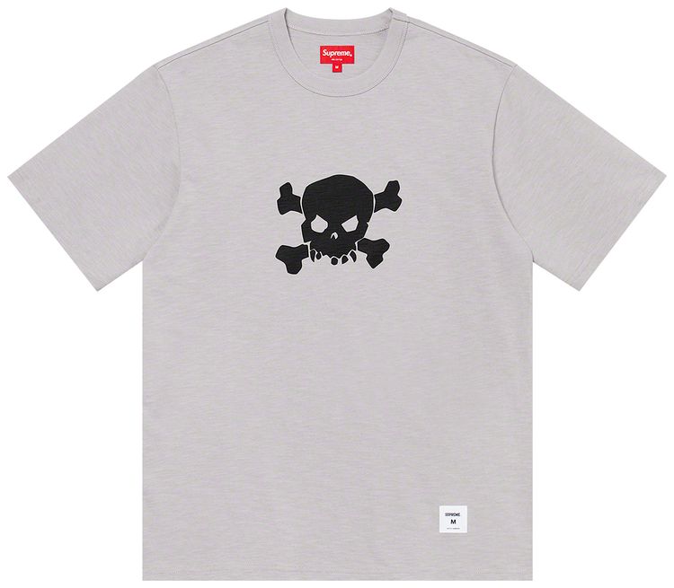 Supreme Skull Short Sleeve Top Grey