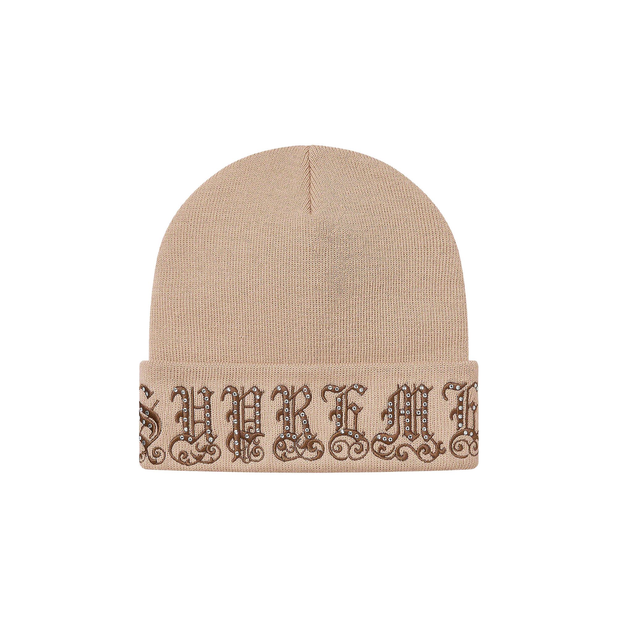 Supreme ビーニー　レア　美品 直送商品 Hat Beanie Knit Logo Big NY Supreme NWT Dark eBay