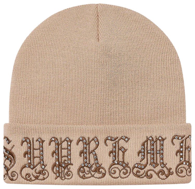 Buy Supreme Old English Rhinestone Beanie 