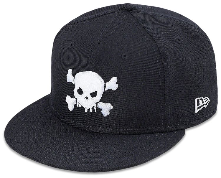 Supreme x New Era Skull Hat Navy