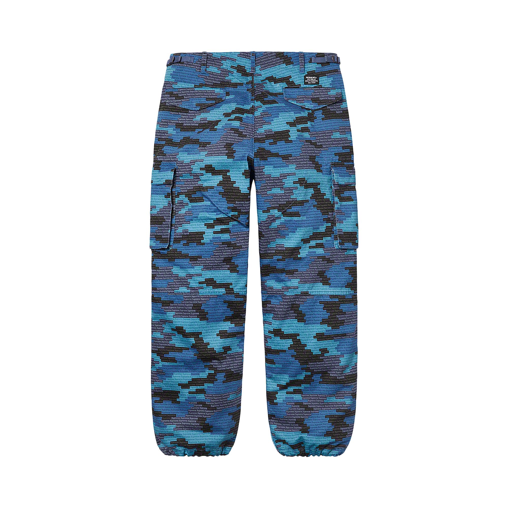 Buy Supreme Cargo Pant 'Blue Camo' - SS21P37 BLUE CAMO | GOAT
