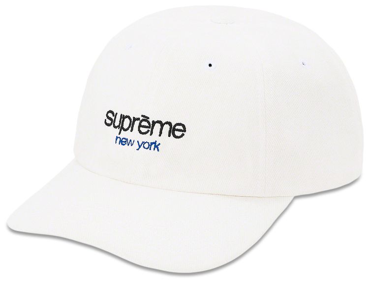 Supreme Classic Logo 6 Panel White