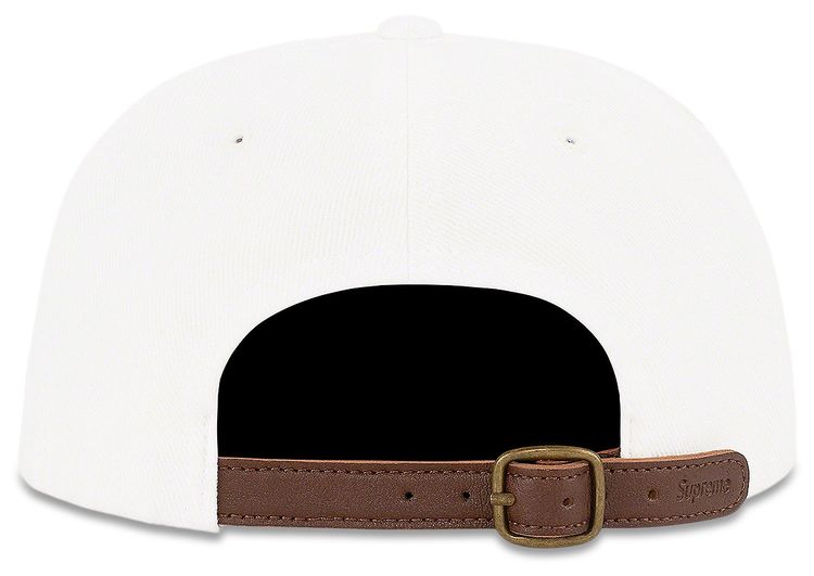 Supreme Classic Logo 6 Panel White