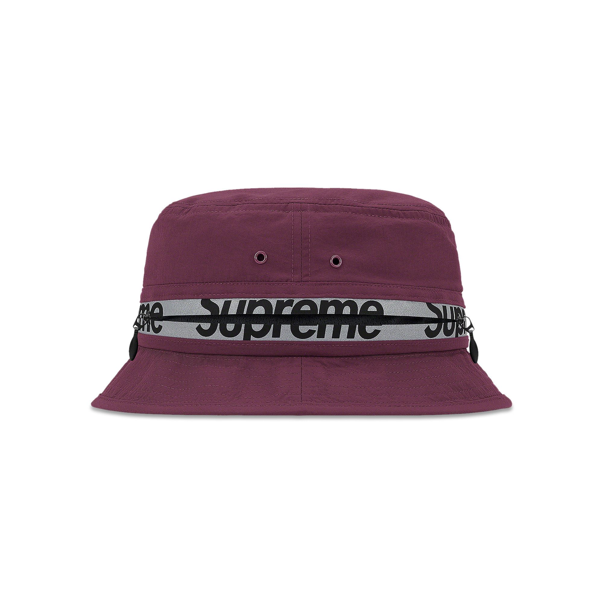 supreme Reflective Zip Crusher ハット M/L Zip Supreme Reflective
