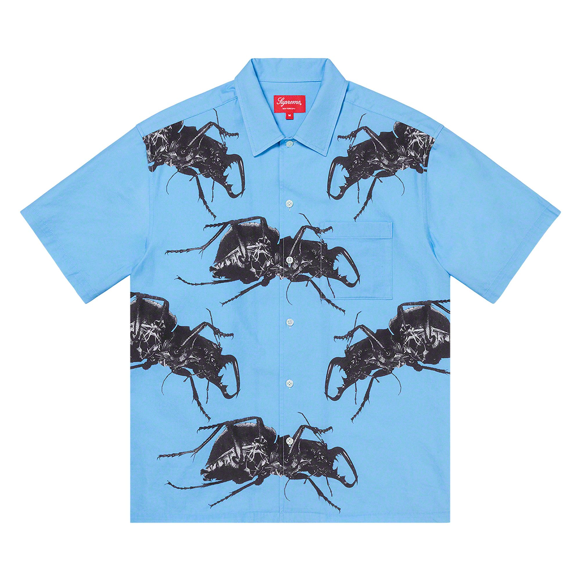 Buy Supreme Beetle Short-Sleeve Shirt 'Blue' - SS21S21 BLUE Buy Supreme Beetle Short-Sleeve Shirt 'Blue' - SS21S21 BLUE