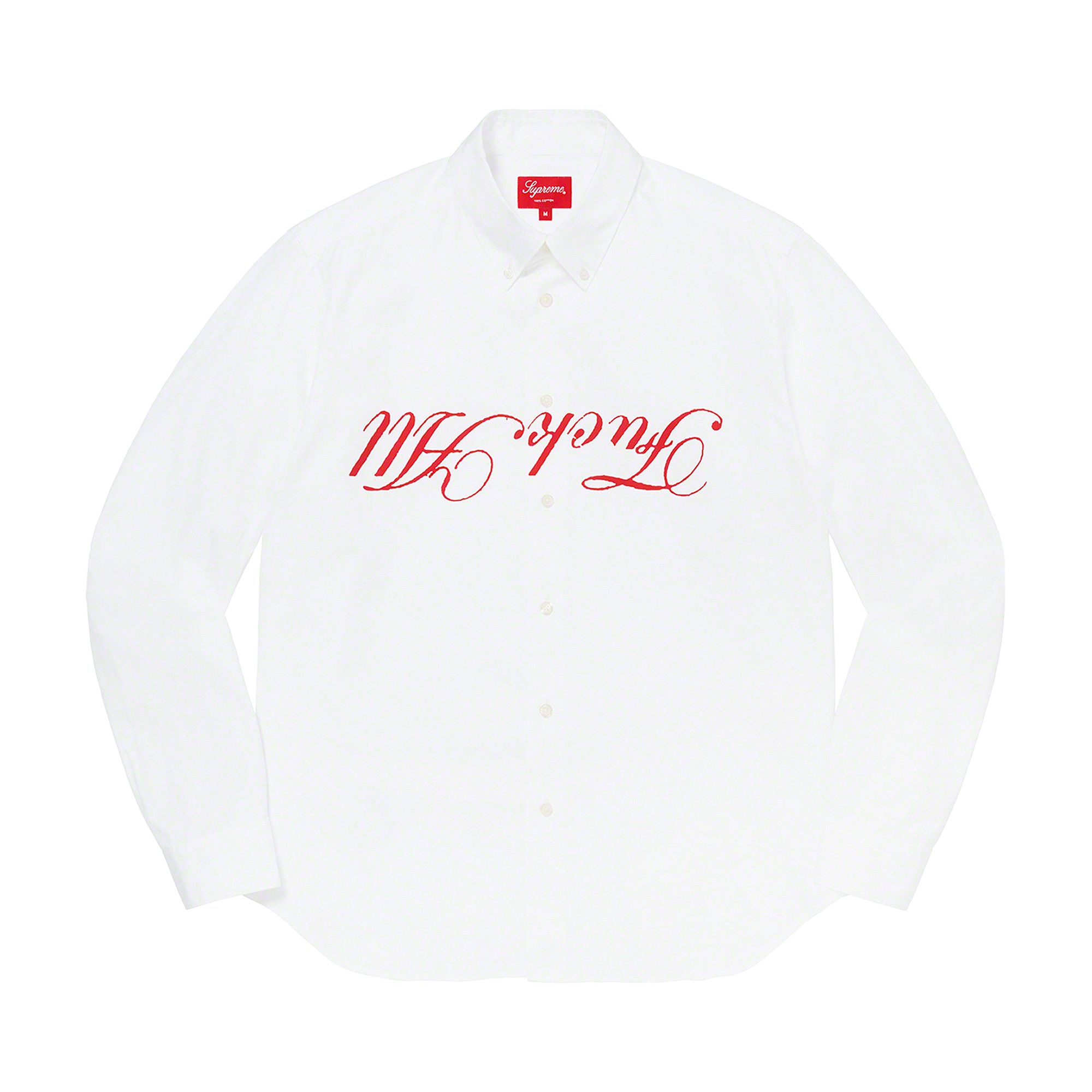 トップス Supreme Fuck All Shirt Buy Supreme x Jamie Reid Fuck All Shirt 'White' - SS21S69 WHITE | GOAT