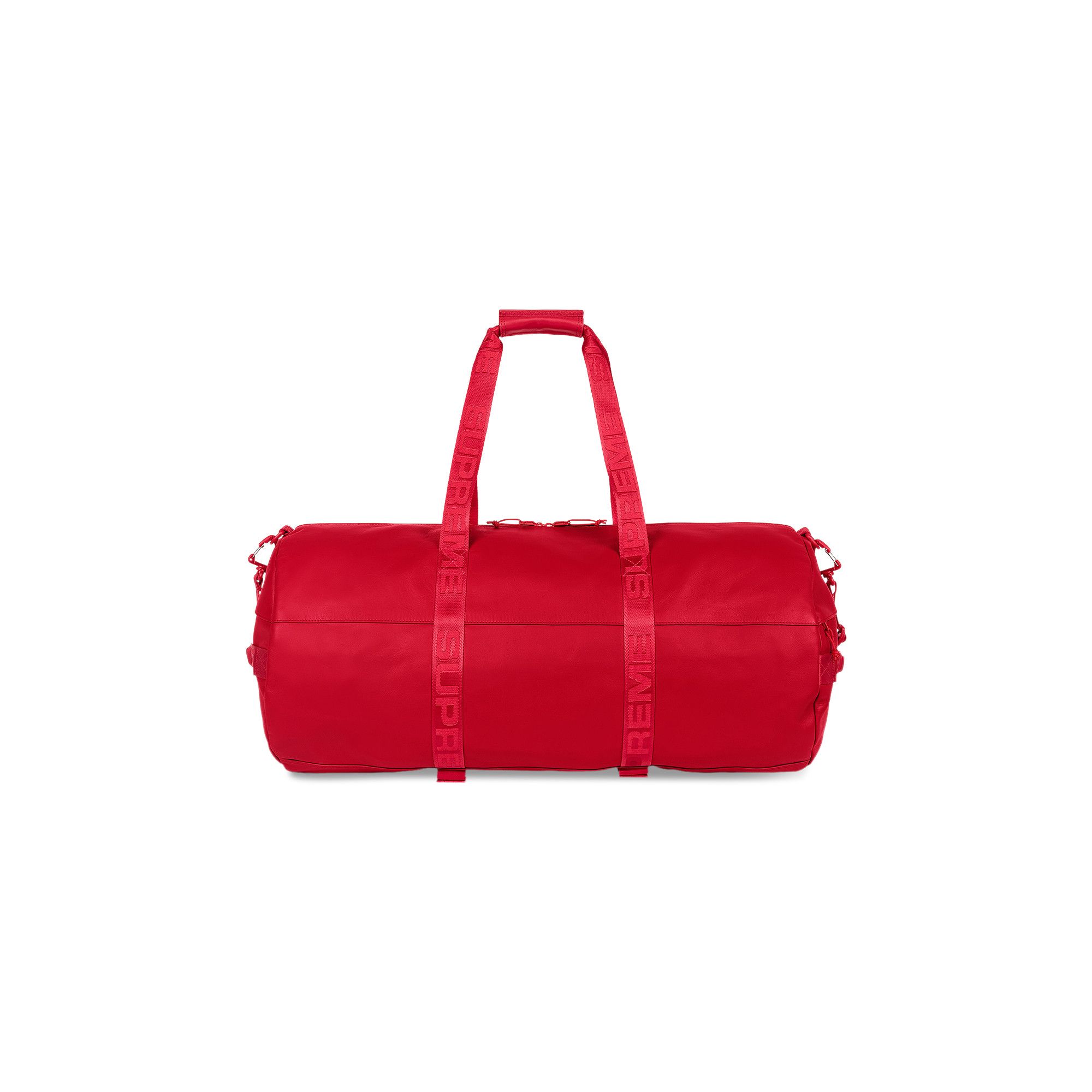 Buy Supreme Leather Large Duffle Bag 'Red' - FW23B28 RED | GOAT
