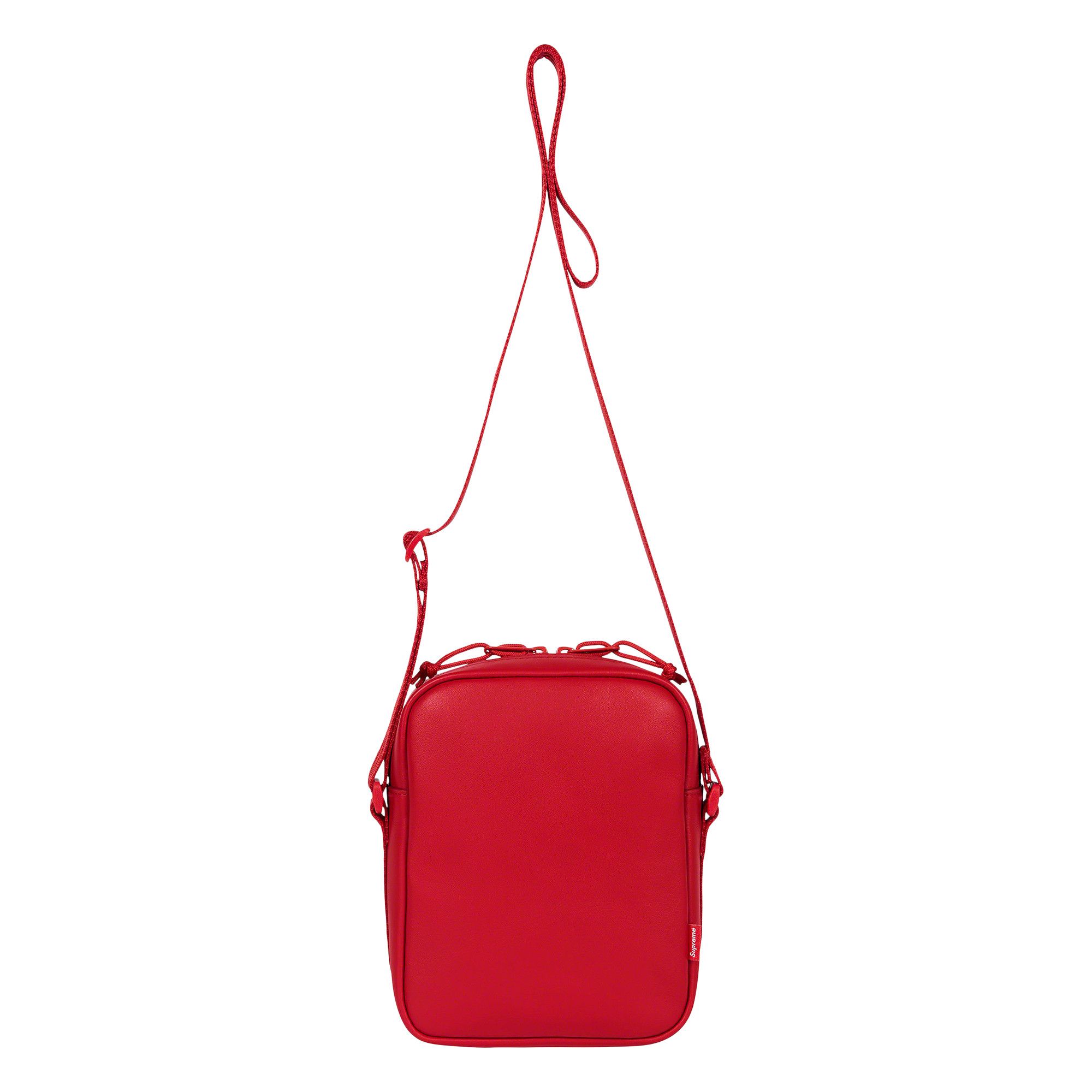 Supreme - シュプリーム Leather Shoulder Bag 赤の通販 by