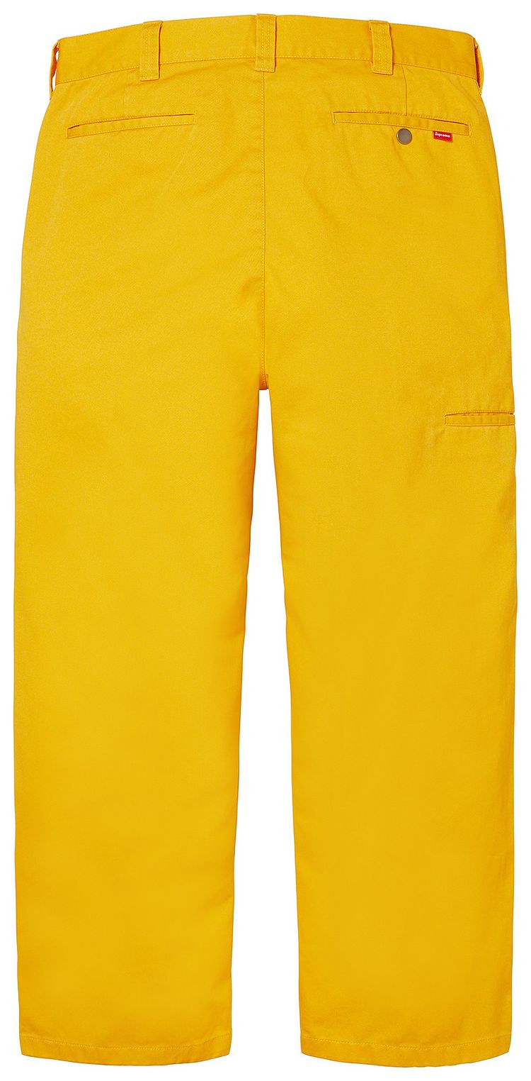 Supreme Work Pant Yellow