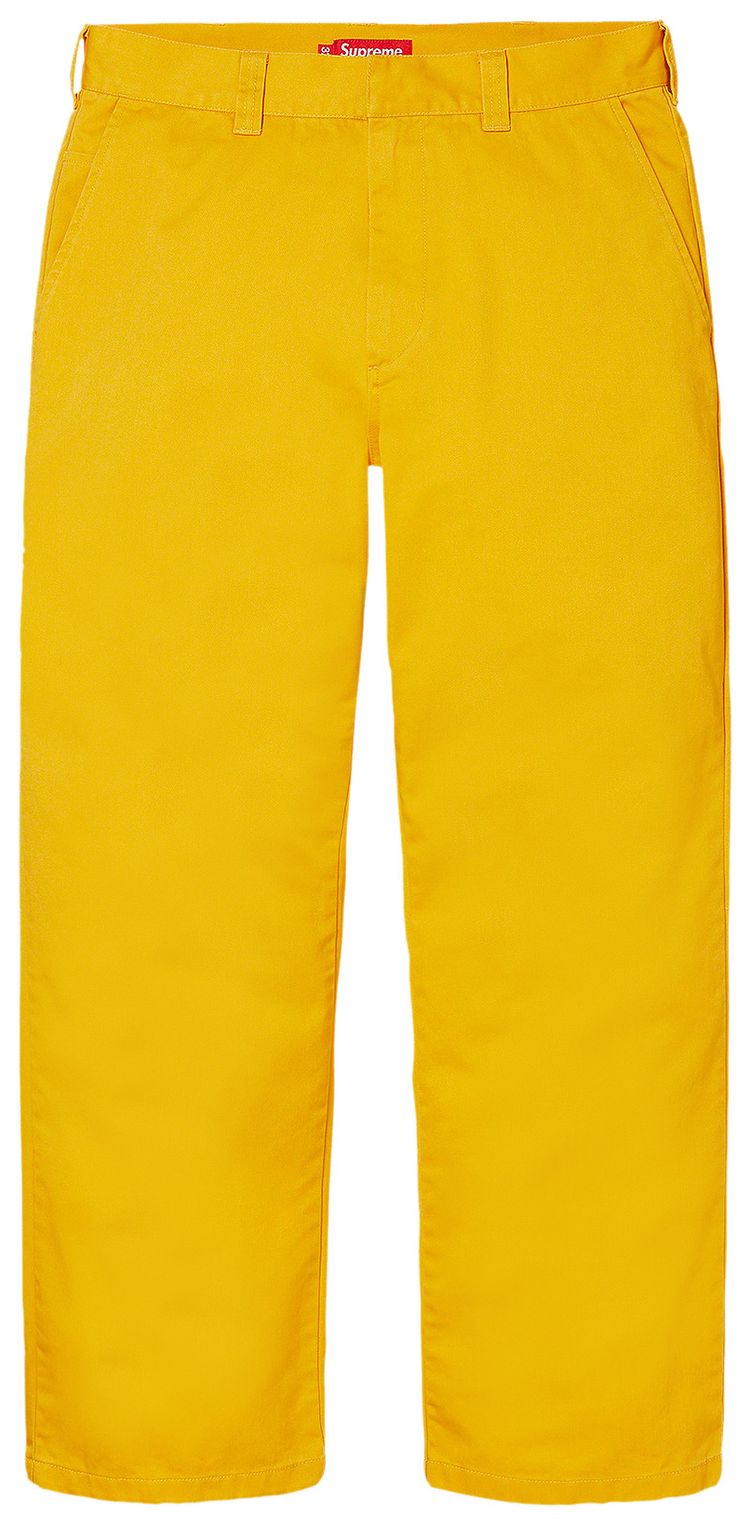 Supreme Work Pant Yellow