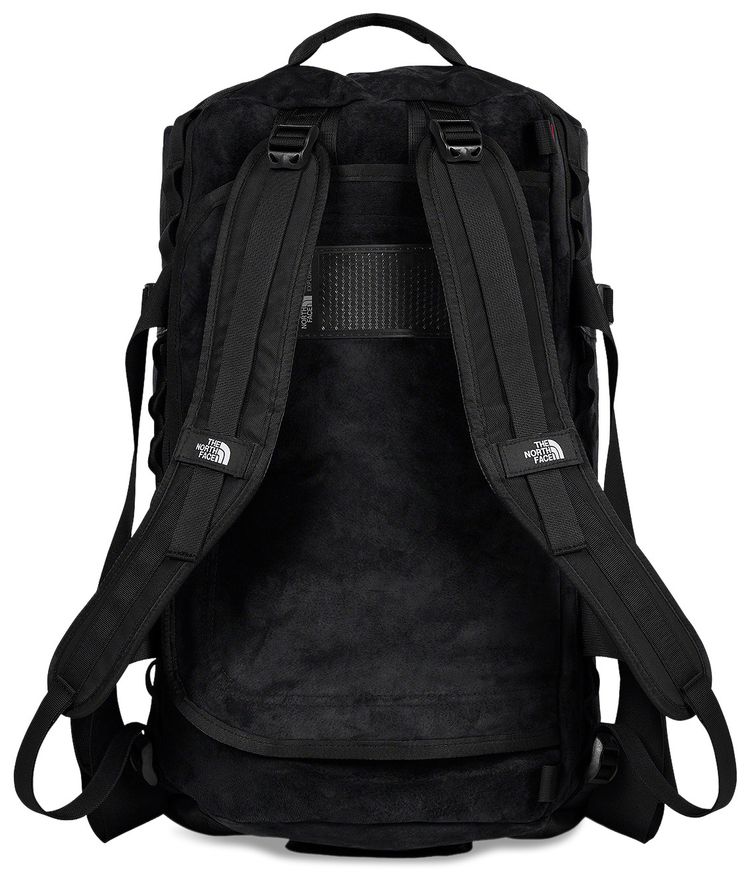 Supreme x The North Face Suede Small Base Camp Duffle Bag Black