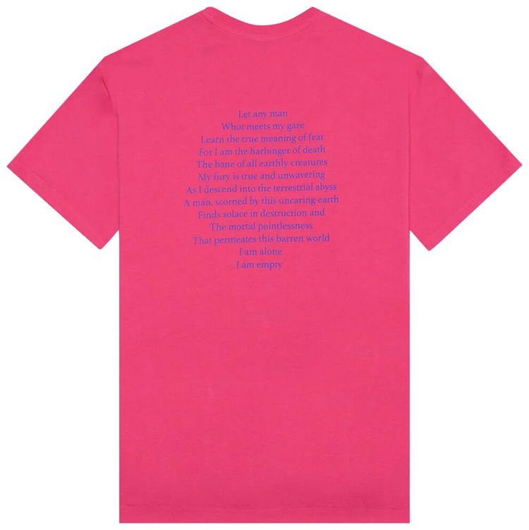 Pleasures Fear Heavyweight T Shirt Pink