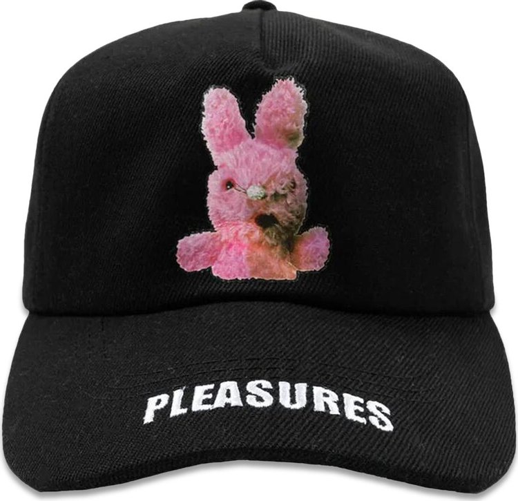 Pleasures x Sonic Youth Bunny Snapback Black