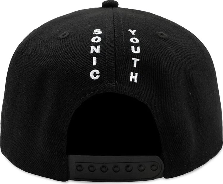 Pleasures x Sonic Youth Bunny Snapback Black