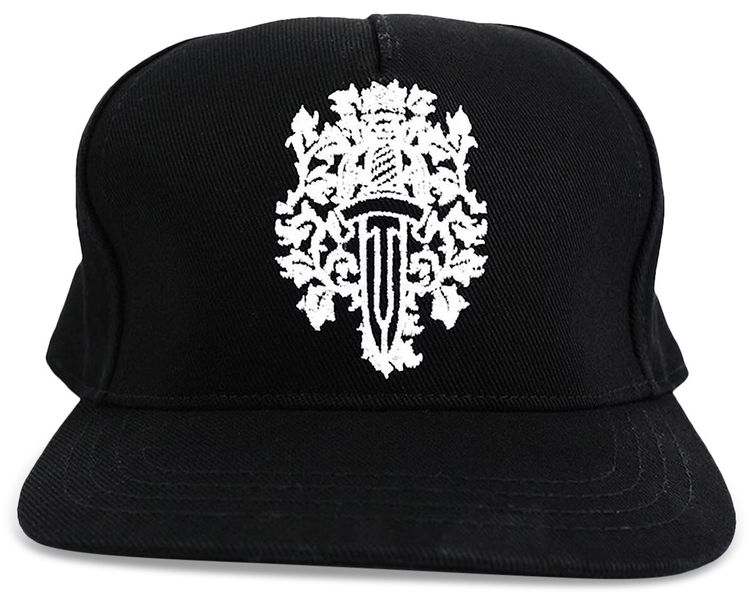 Chrome Hearts Dagger Denim Baseball Hat BlackWhite