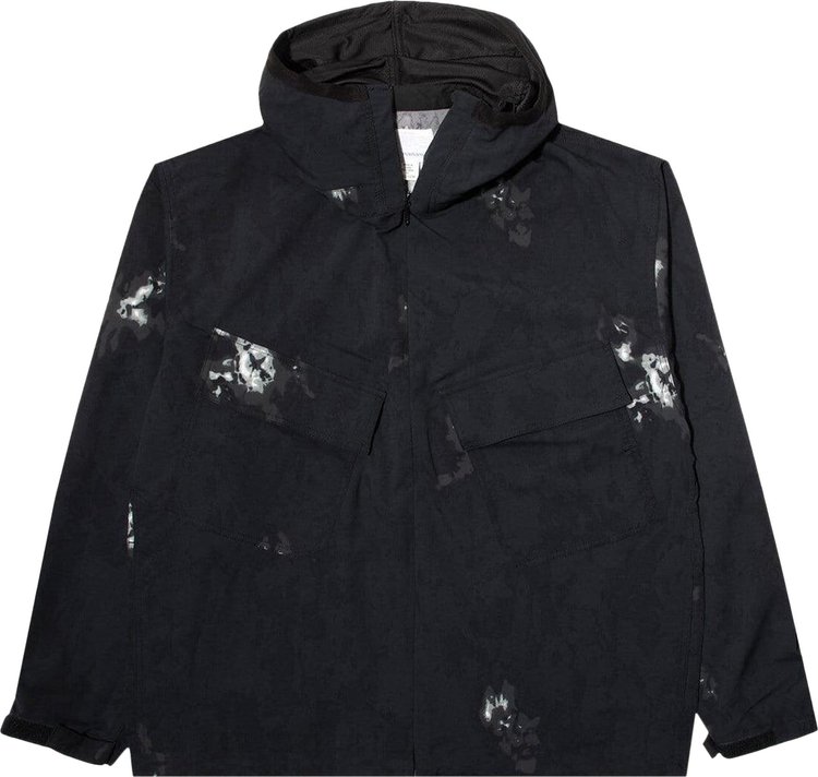 nanamica Alphadry Hooded Parka Black