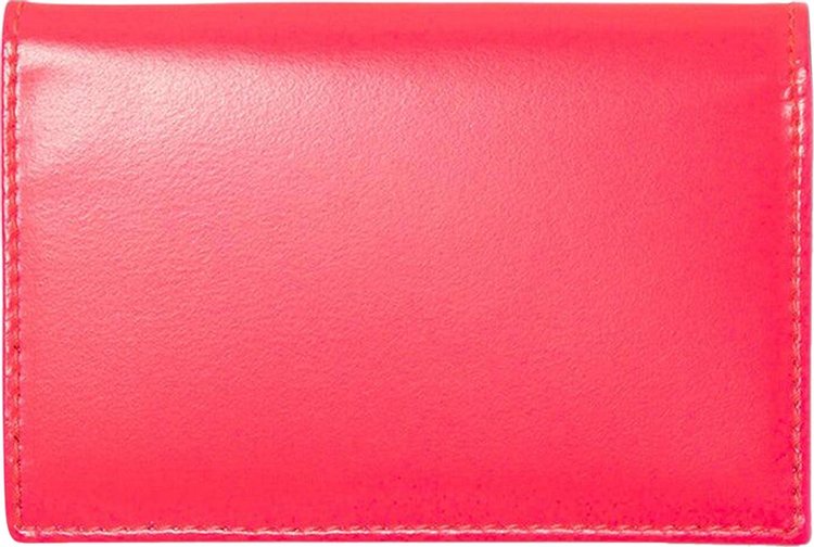 Comme des Garcons Super Fluo Group Wallet Pink