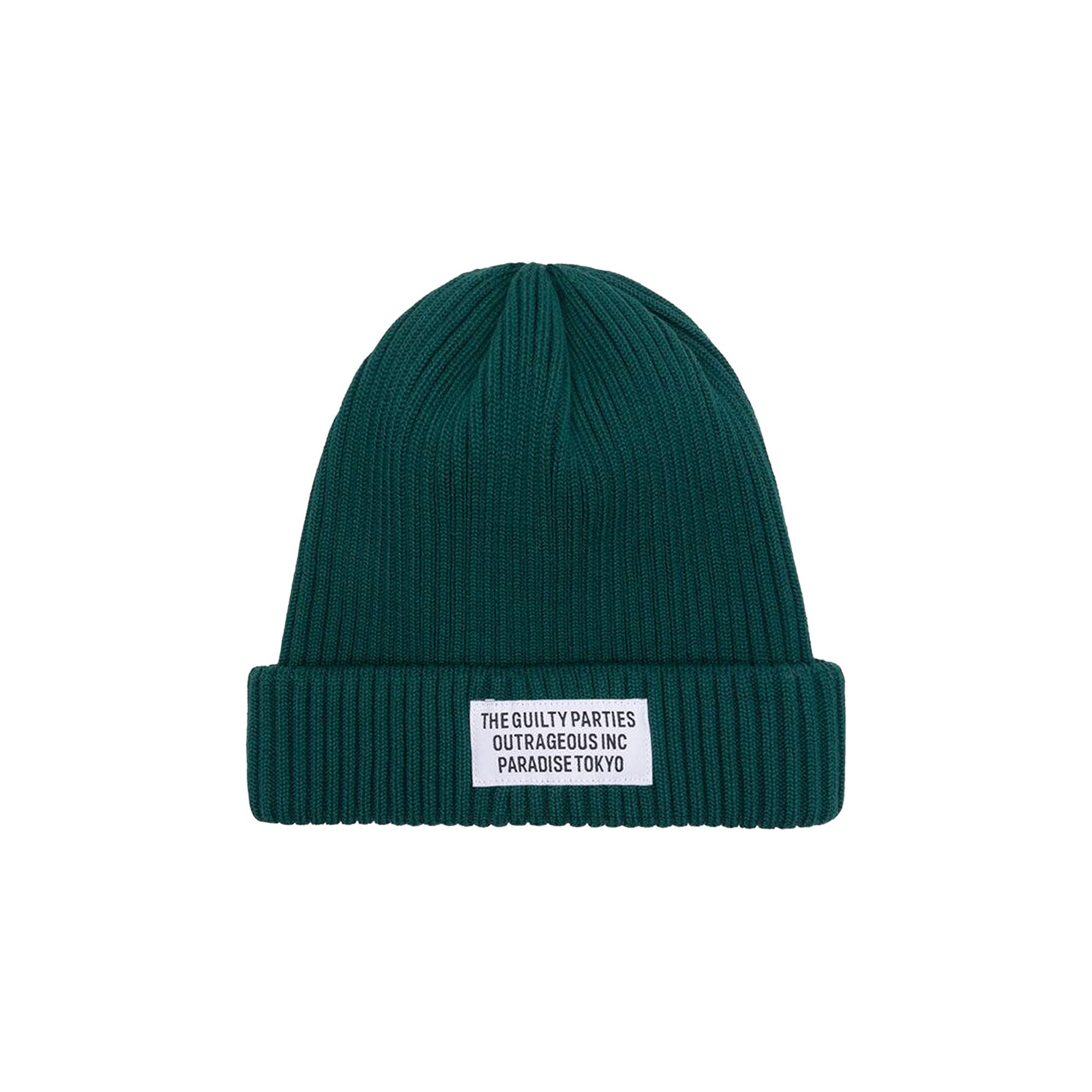 WATCH CAP (TYPE-1)【GREEN】｜WACKO MARIA｜MELTING POT（正規