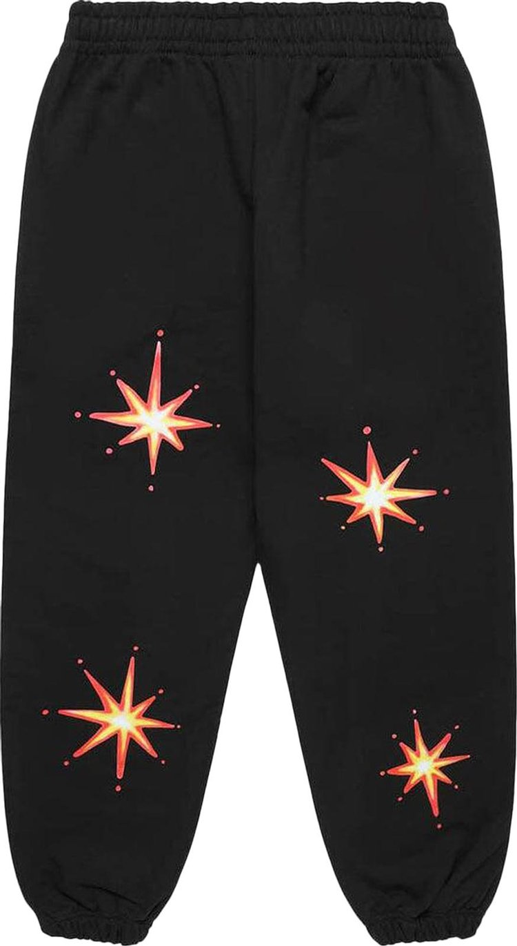 Sky High Farm Workwear Ally Bo Perennials Printed Sweatpants Black