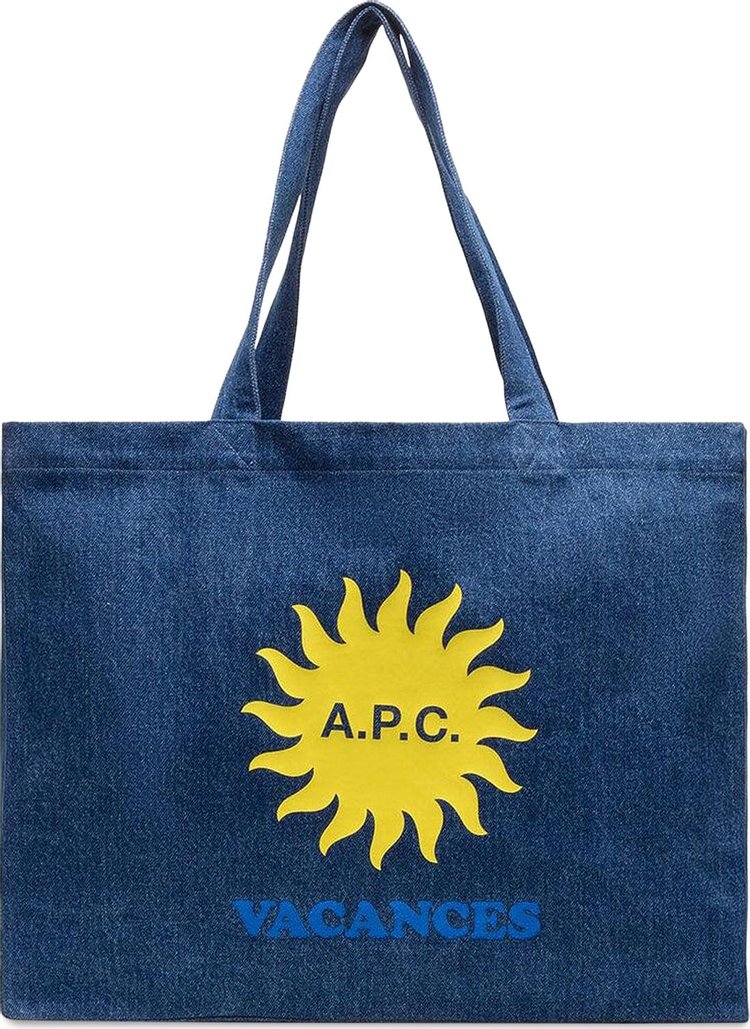 APC Diane Vacances Shopping Bag Washed Indigo