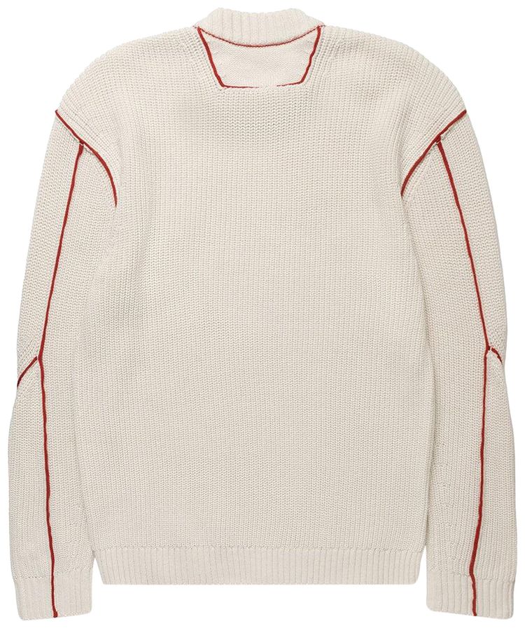 A Cold Wall Dialogue Knit Crewneck Stone