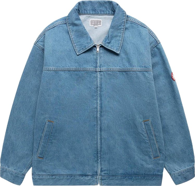 Cav Empt Washed Denim Zip Jacket Indigo