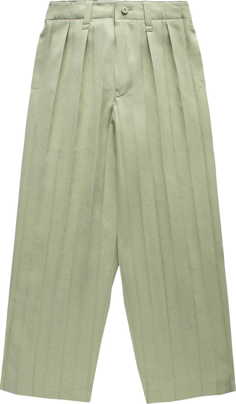 Homme Plisse Issey Miyake Edge Ensemble Pants Light Jade Green