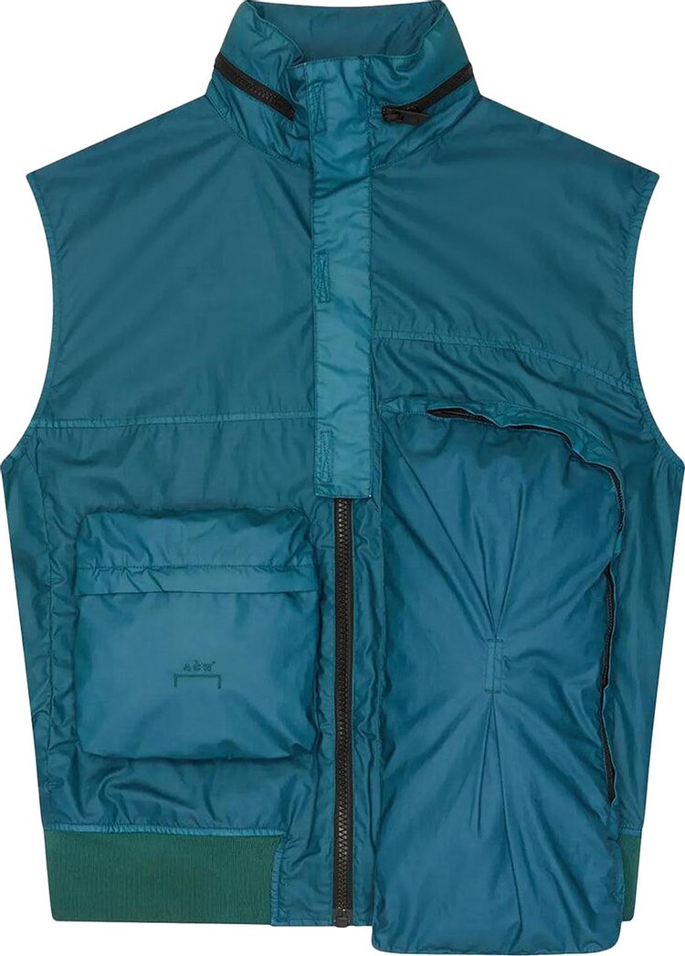 A Cold Wall Asymmetric Gilet Teal