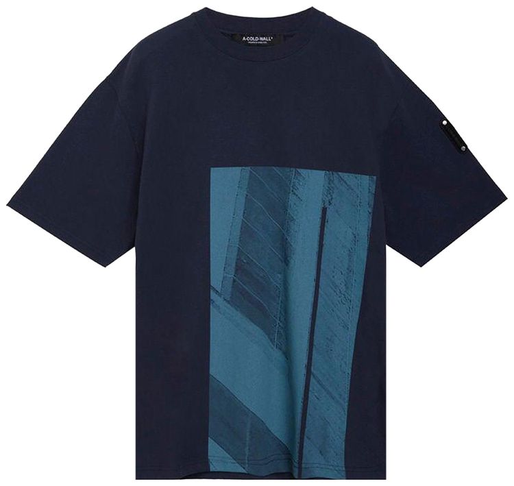 A Cold Wall Strand T Shirt Navy