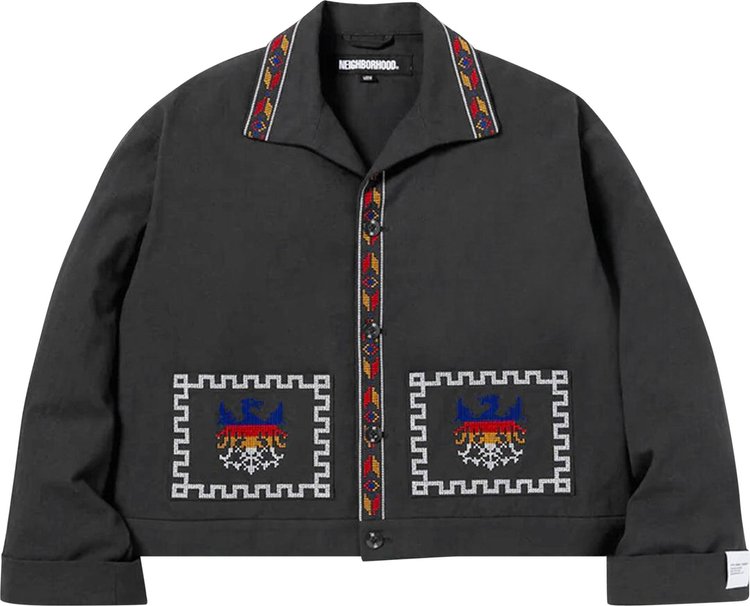 Neighborhood GT Embroidery Jacket Charcoal