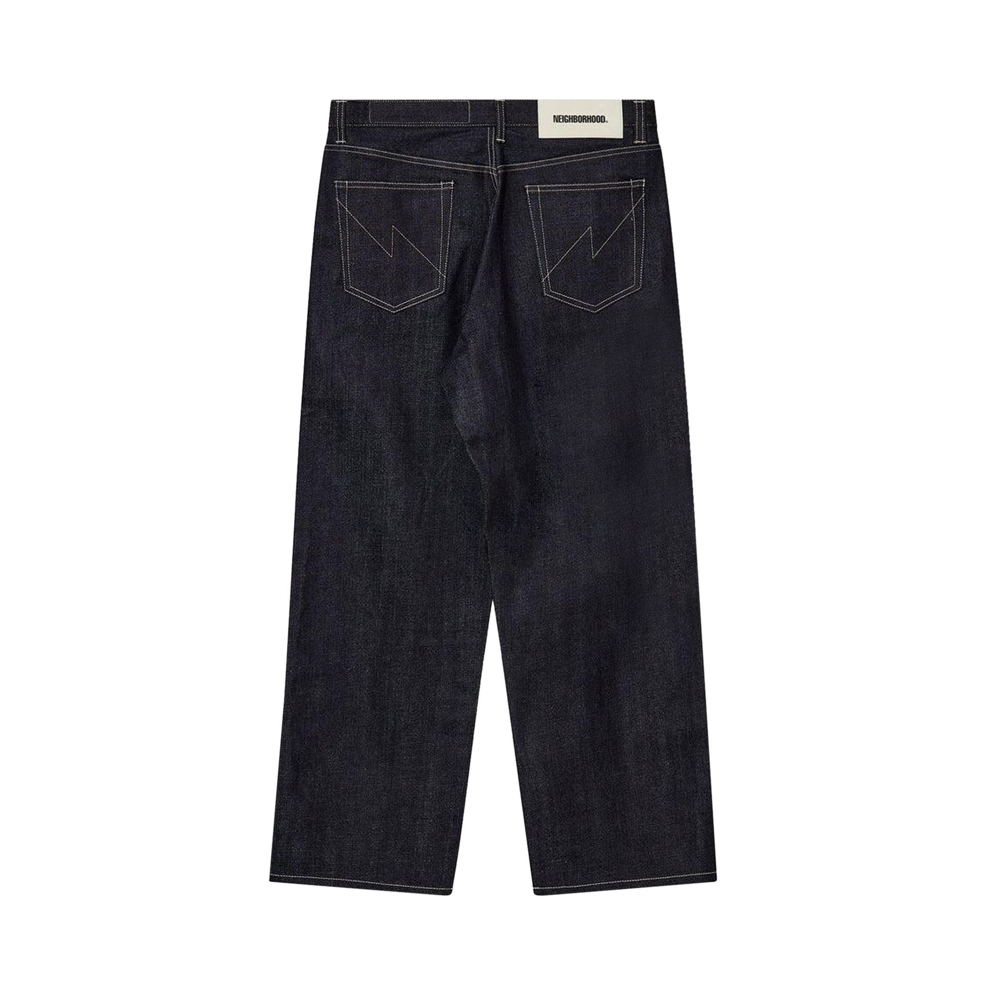 Buy Neighborhood Rigid Denim Dp Wide Pants 'Indigo' - 241XBNH PTM01 INDI |  GOAT