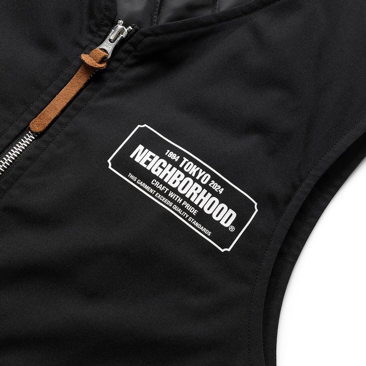 Neighborhood Padded Work Vest Black