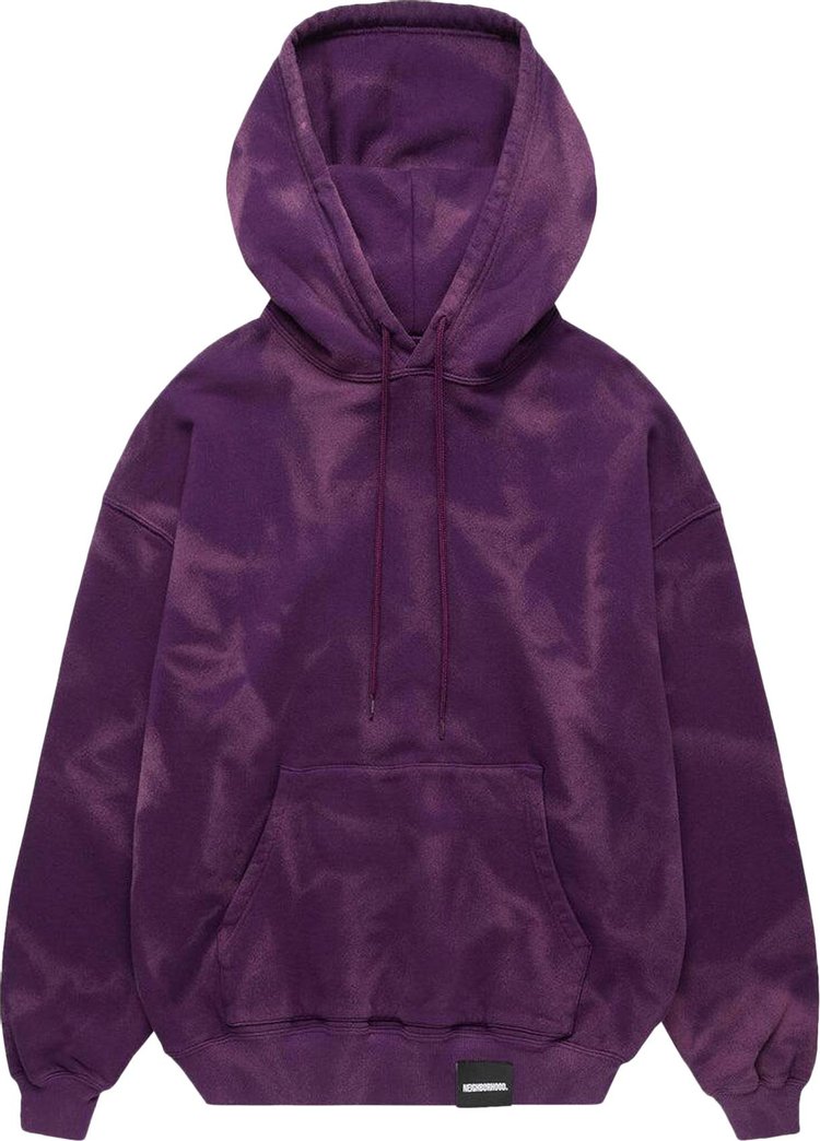 Neighborhood Tie Dye Sweat Parka Purple