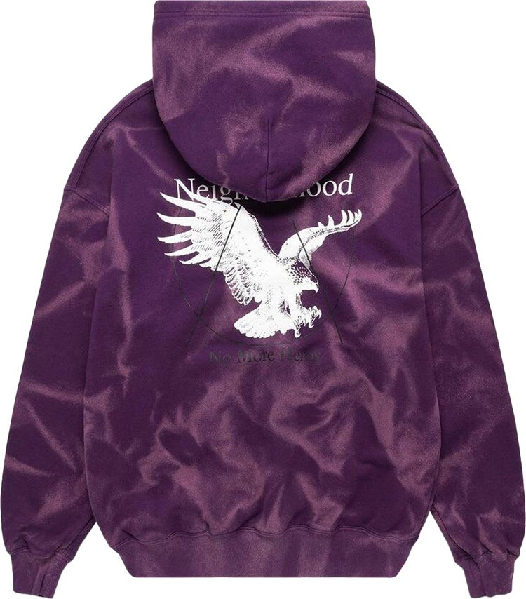 Neighborhood Tie Dye Sweat Parka Purple