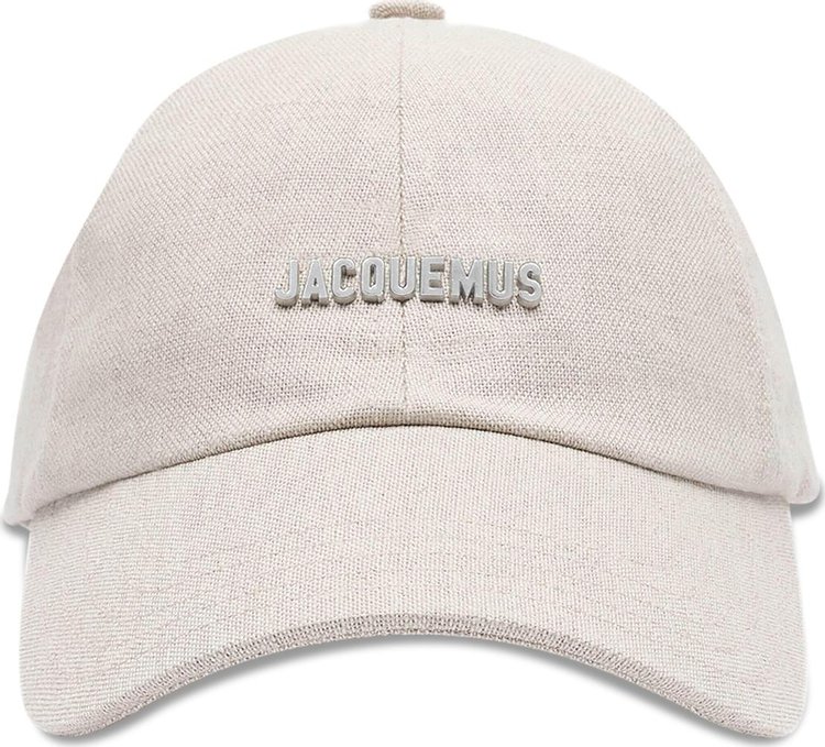 Jacquemus La Gadjo Cap Light Grey