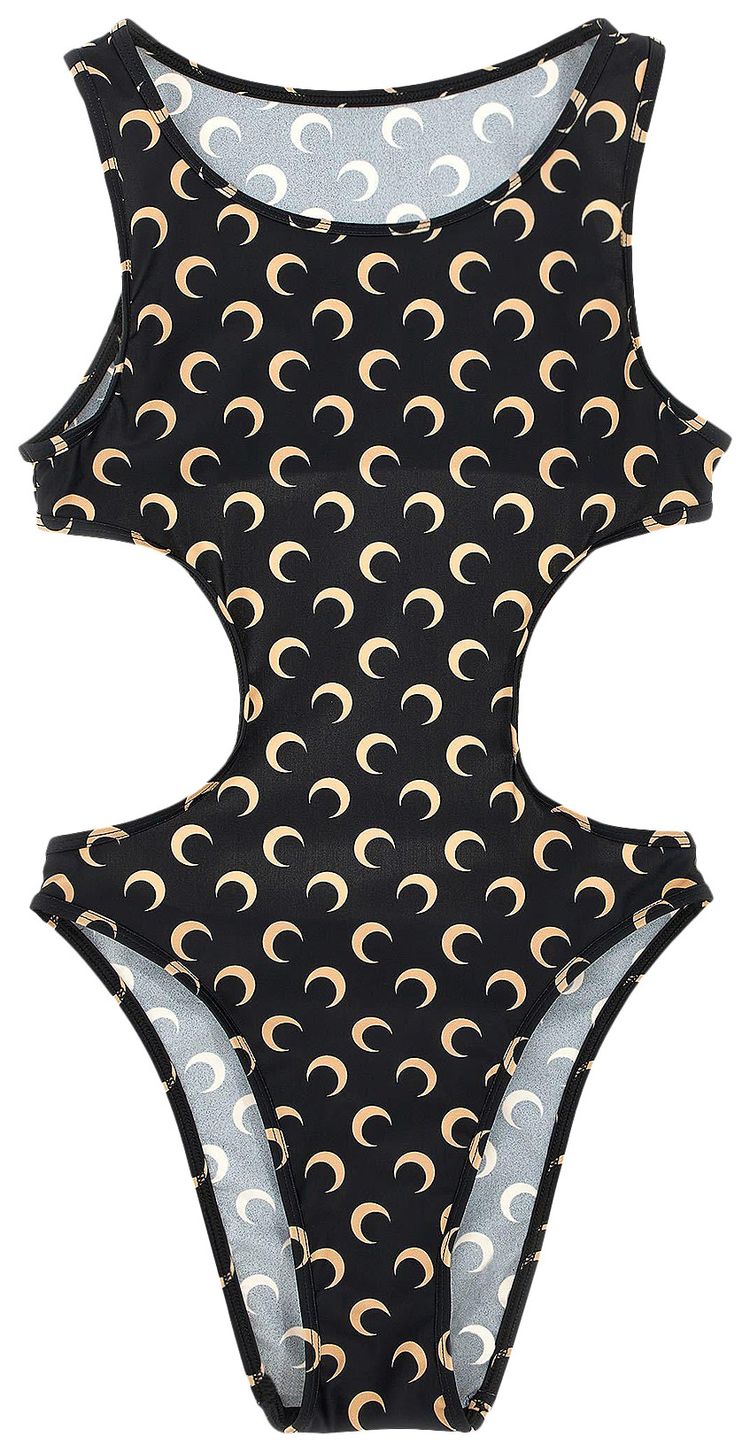 Marine Serre Active Jersey One Piece Tan