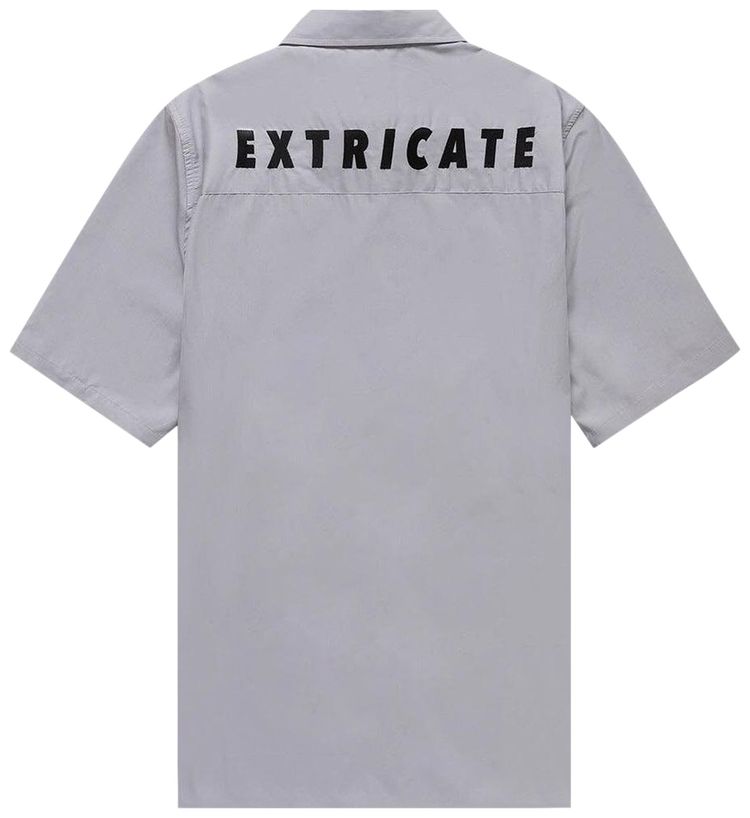 Fred Perry x Raf Simons Embroidered Short Sleeve Shirt Eclipse