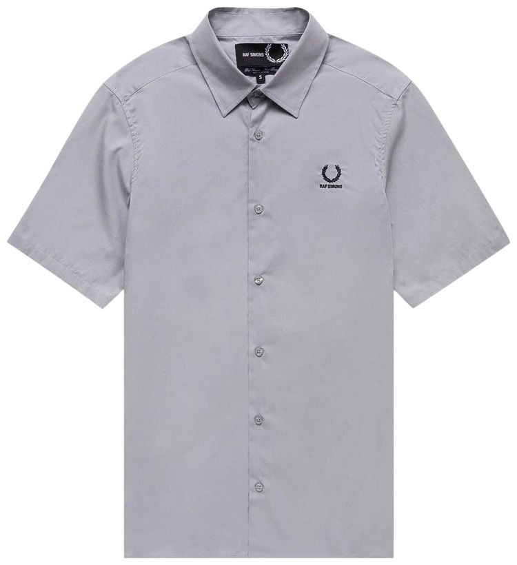 Fred Perry x Raf Simons Embroidered Short Sleeve Shirt Eclipse