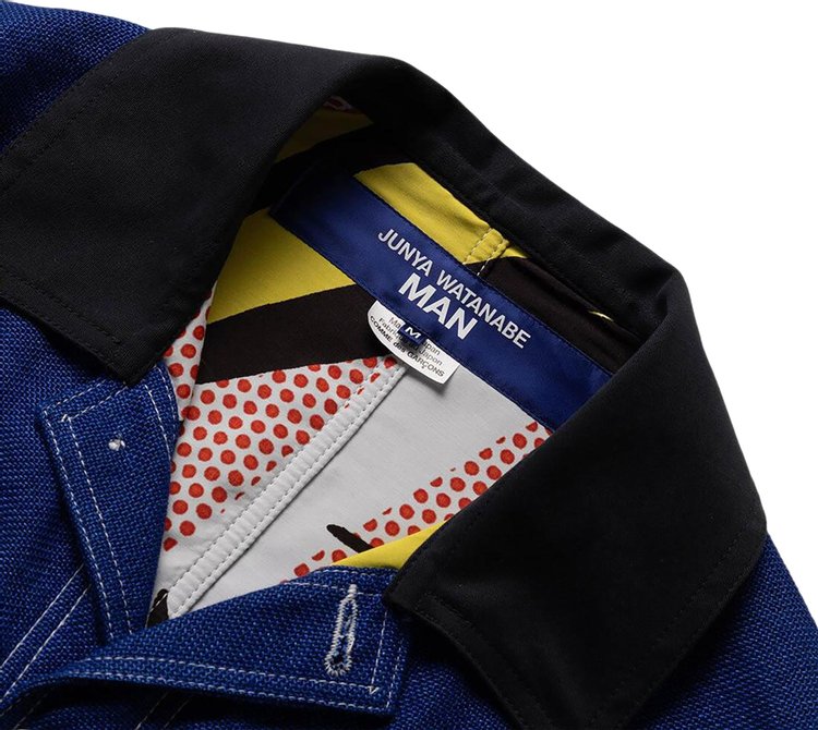 Junya Watanabe MAN x Roy Lichtenstein Jacket BlueOff White