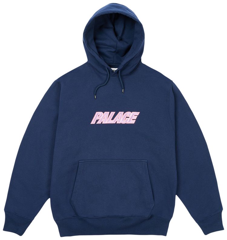 Palace Font Hood Navy