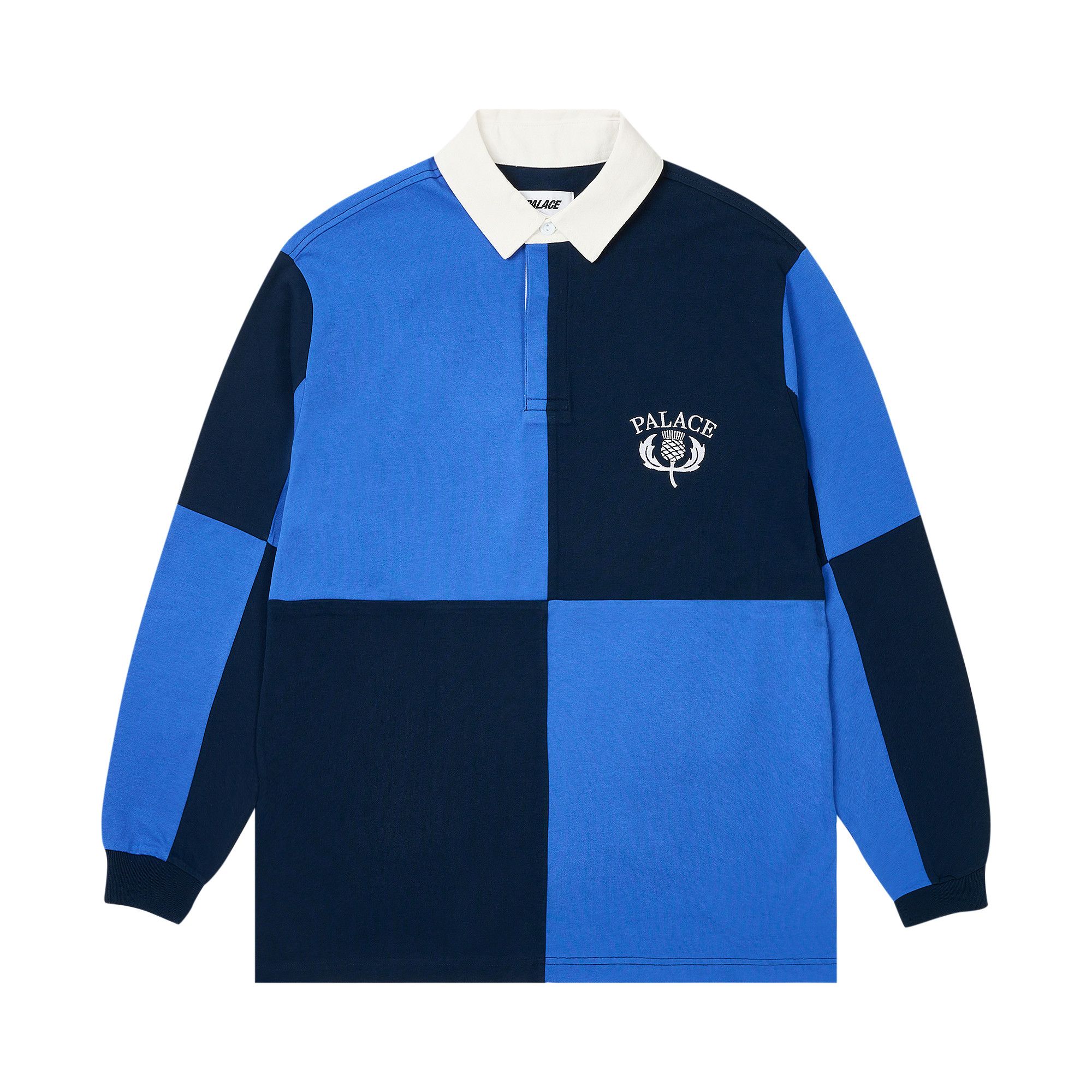 Buy Palace Thistle Rugby 'Navy/Blue Berry' - P27ES008 | GOAT CA