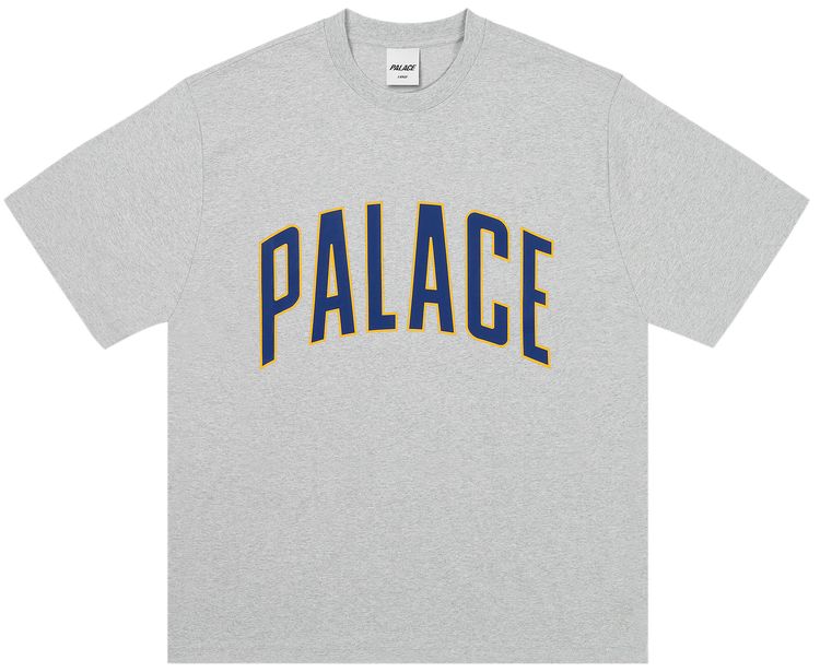 Palace Athletic Heavy T Shirt Grey Marl