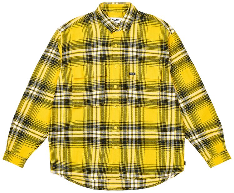 Palace Check Shirt Nectar Yellow